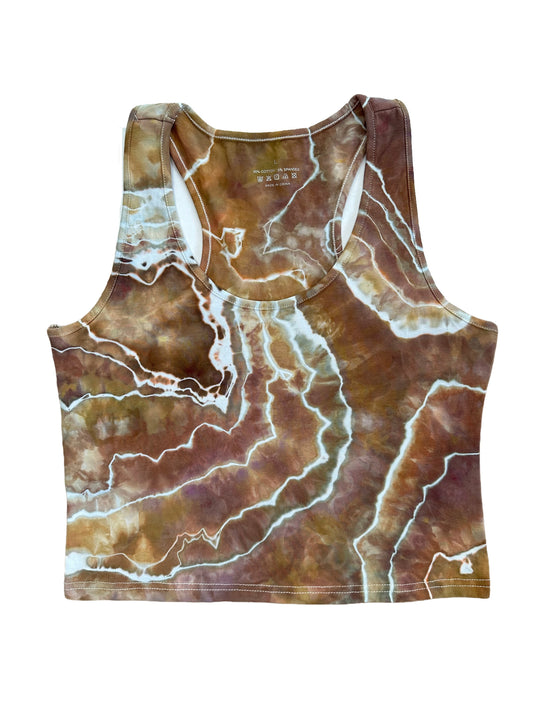 cropped yoga tank L
