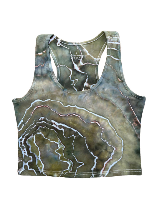 cropped yoga tank L