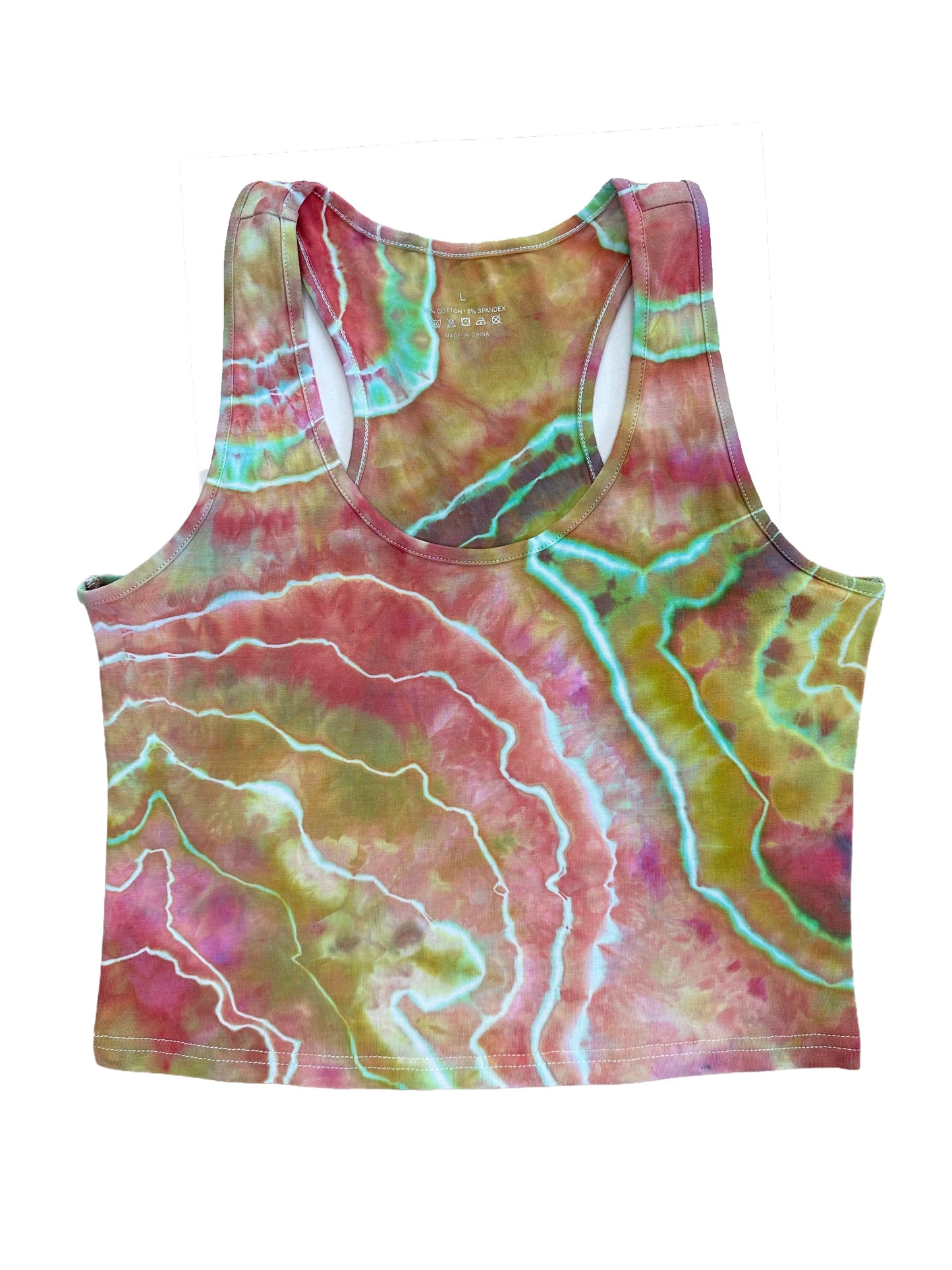 cropped yoga tank L