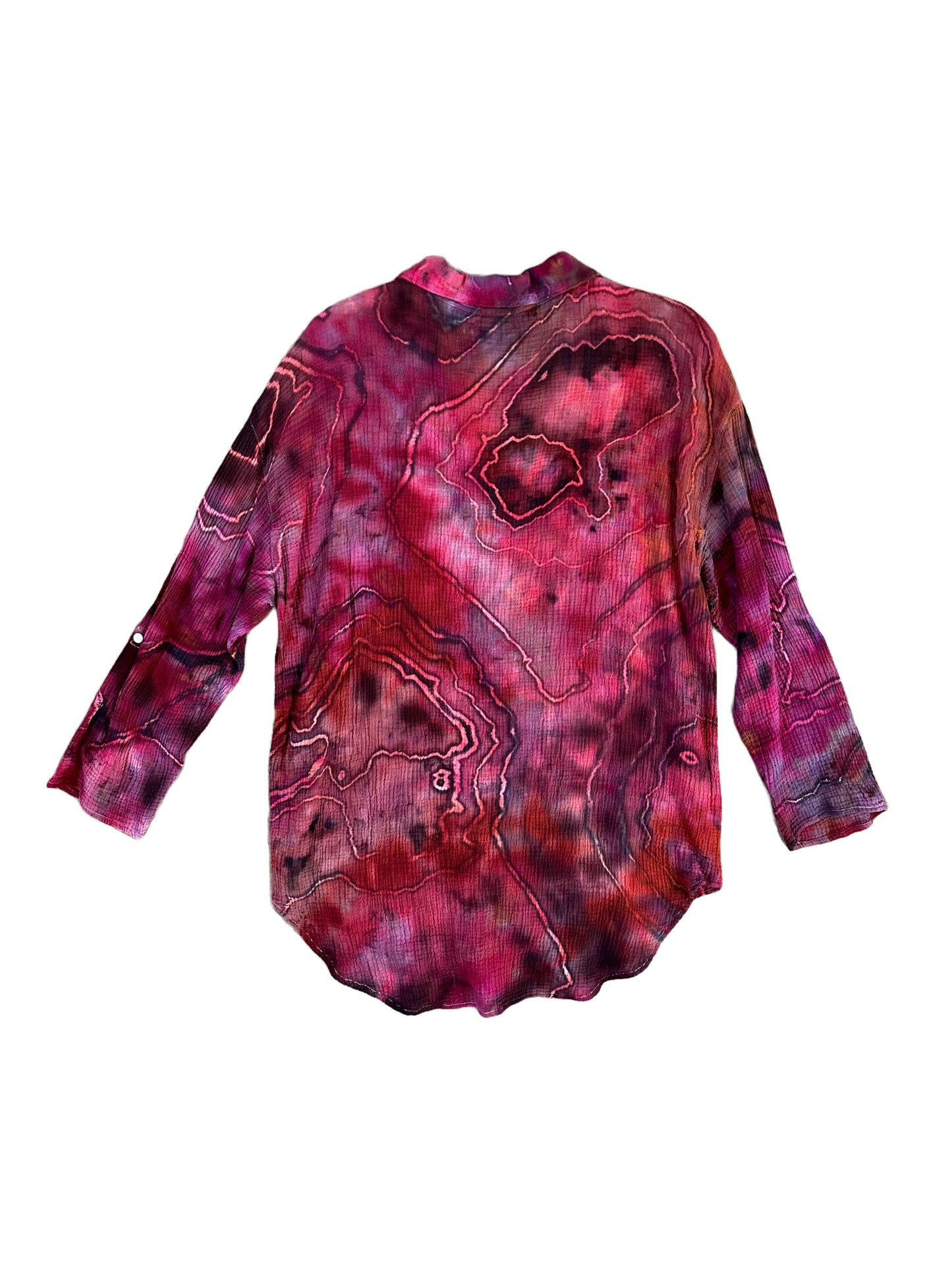 women's long sleeve coverup L